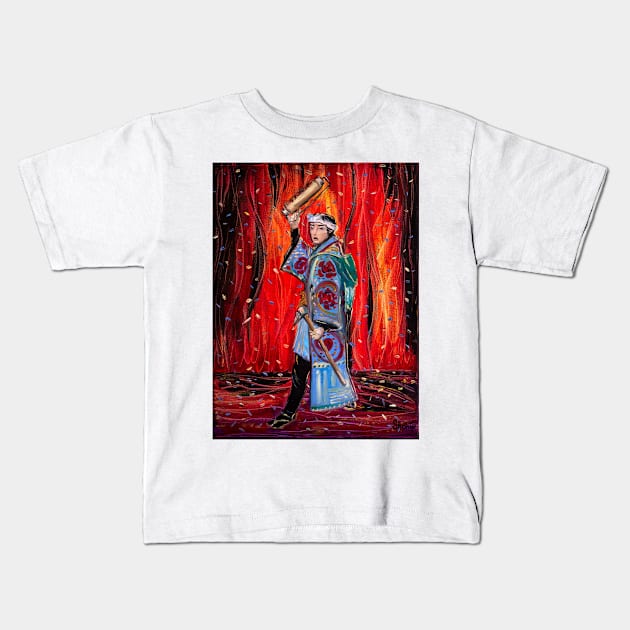 Hikeshi Firefighter Kids T-Shirt by NataliaShchip